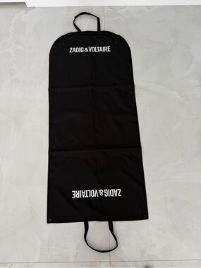New ZADIG & VOLTAIRE Newest Black Logo Garment Travel Bag